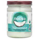 Nutiva, органическое кокосовое масло первого отжима, 414 мл (14 жидк. унций)