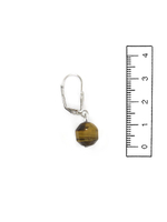 Серьги из тигрового глаза tgse995