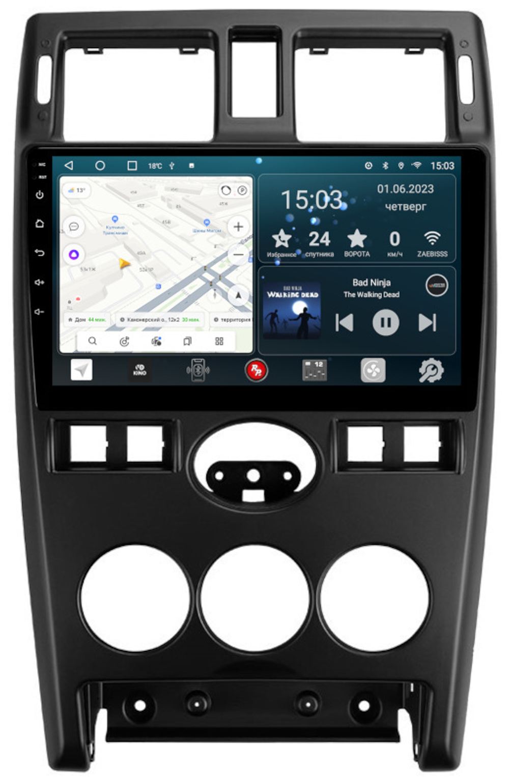 Магнитола для Lada Priora 2007-2013 - Redpower 058 Android 10, ТОП процессор, 6Гб+128Гб, CarPlay, SIM-слот