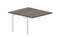 Составной стол на 2 рабочих места 118х136,6х75см (без отверстий) - приставной элемент