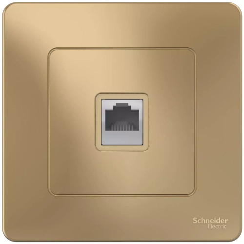 РОЗЕТКА С/У компьют. RJ45, титан BLNIS045004