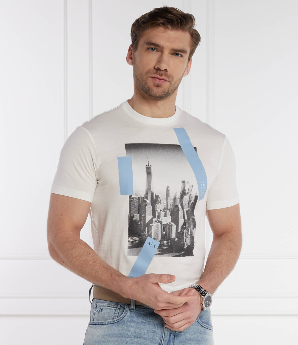 Футболка Armani Exchange - белый(3DZTHR ZJBYZ)