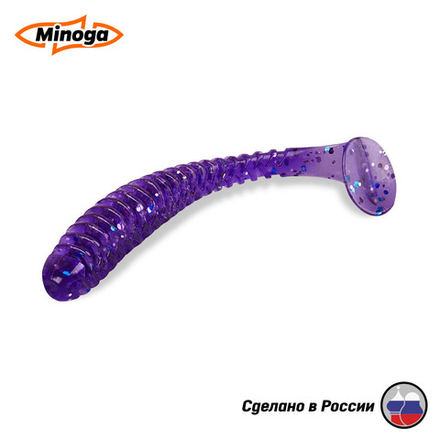 Силиконовая приманка "Minoga" ACTION 3,0"(8шт) 75мм, 1,7гр, цвет 008