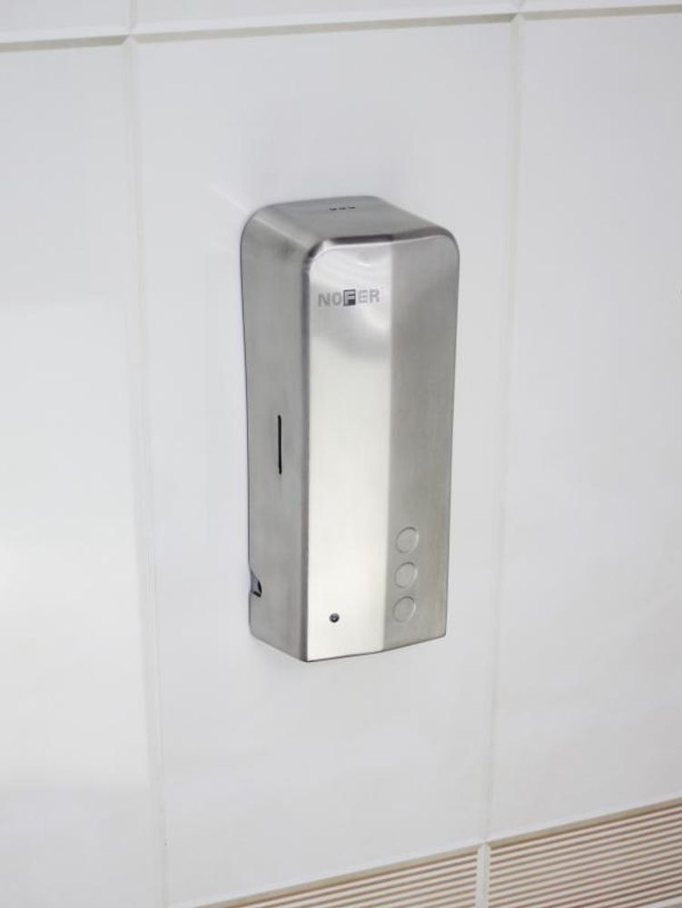 Диспенсер для мыла сенсорный 1000 мл. нерж. сталь AUTOMATICS 03039.S матовый