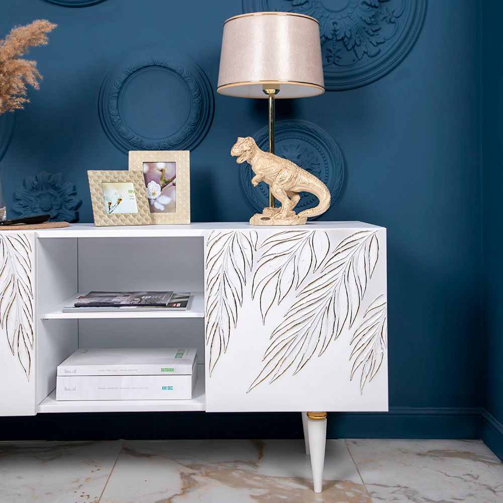 Тумба под ТВ Тропик 117см Классика Айс Голд