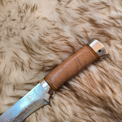 Охотничий нож Златоуст НС-31А со вставками (X50CrMoV15) гравировка