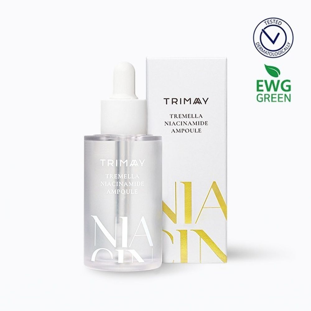 Trimay Tremella Niacinamide Ampoule ультраувлажняющая сыворотка для сияния кожи лица с тремеллой и ниацинамидом