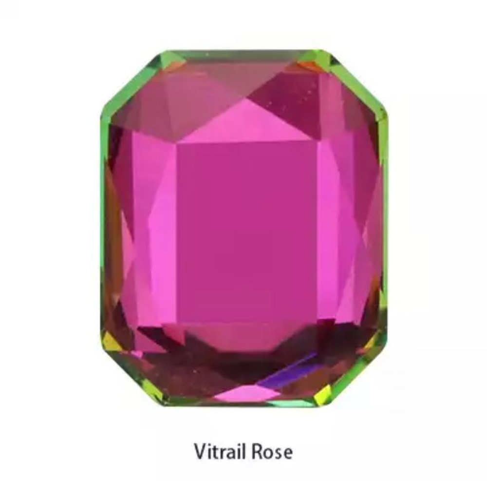 Прямоугольник Vitrail Rose 6*8 мм - 2 шт