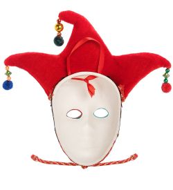 РусКукла RK-597/2 Маска «Шут» бол.