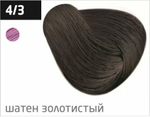 OLLIN PERFORMANCE 4/3 шатен золотистый 60мл Перманентная крем-краска для волос