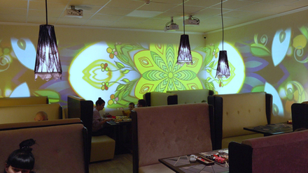 Проекционный дизайн ресторана или кафе