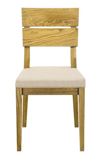 Стул Кёльн (дуб/тон Светлый дуб с черной патиной 004/ткань 2-075)