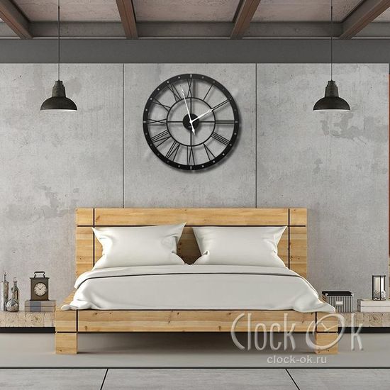 Большие интерьерные часы Loft / Лофт