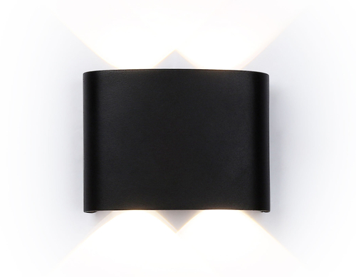 Светильник светодиодный уличный настенный архитектурный ST4452/4 BK черный IP65 LED 4200K 4W 106*80*37