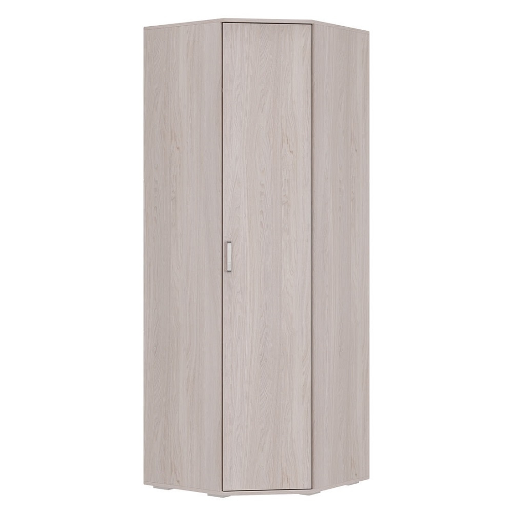 Шкаф угловой для одежды Белла, ясень белый