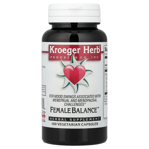 Kroeger Herb Co, Female Balance™, 100 вегетарианских капсул