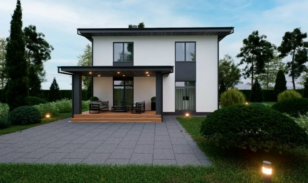 Проект Дома 103 кв. м двухэтажный К-51