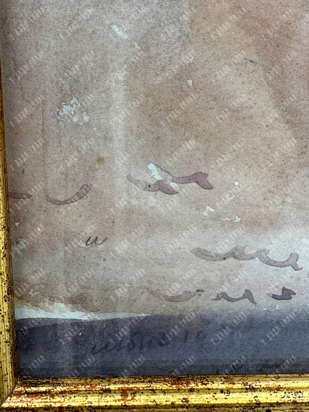 Кальнинг А. К. «Триумфальная арка». Акварель. Москва, 1935 г.