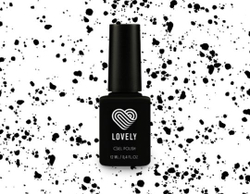 Матовый топ с черным вкраплением "Point" Lovely, 12ml