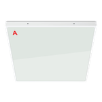 Светильник ЧИСТЫЙ ОФИС GL ДВО03-045 с БАП EM1 54Вт 4000К IP54 Матовый 6480лм 595х595х48мм WOLTA PRO