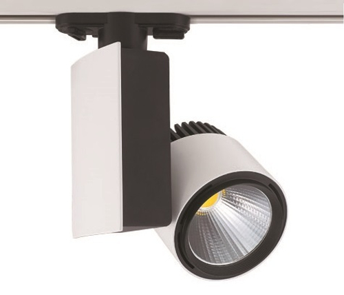 ULB-M06A-40W/NW WHITE Светильник светодиодный трековый. Мощность — 40 Вт. Световой поток — 2700 Лм. Цвет свечения — белый. Степень защиты IP20. Диамет