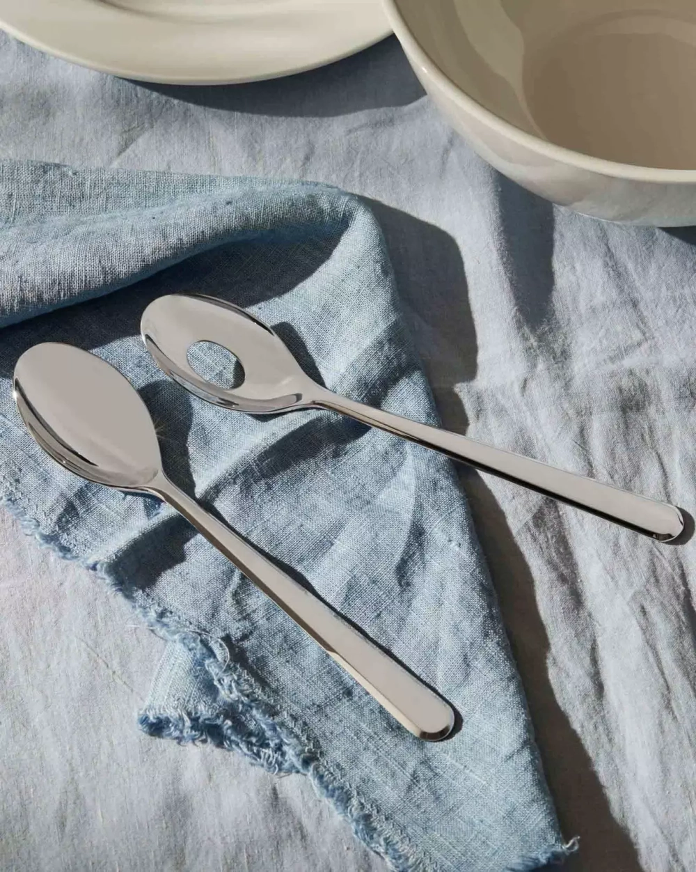 Alessi - Набор ложек для салата Amici. / артикул   BG02/14  / GTIN 8003299423149