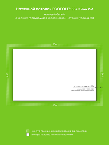 Натяжные потолки 19.1 м2, 11.7 м2, 8.3 м2, 2.8 м2, 4.9 м2