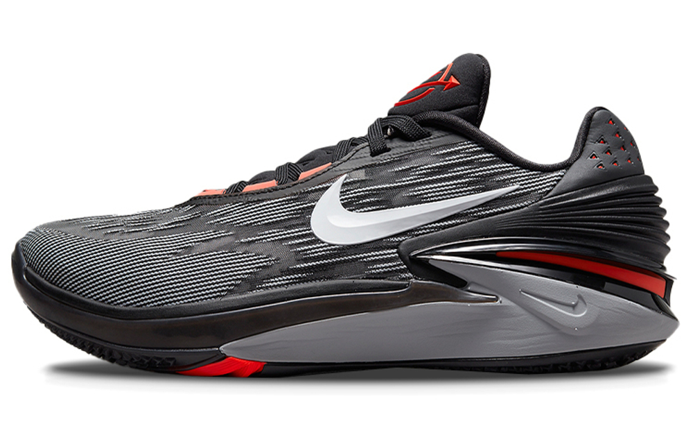 Nike Air Zoom G.T. Cut 2 EP fashion, comfortable, shock-absorbing, non-slip, wear-resistant, low-cut actual combat basketball shoes for men and women with the same black and red domestic version