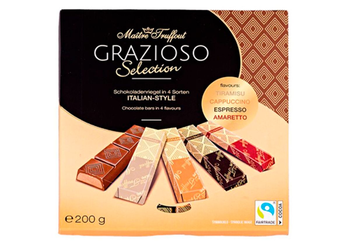 Ассорти шоколадных мини-батончиков GRAZIOSO Selection Italian Style, 200г