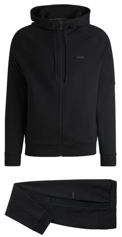 Мужской теннисный костюм BOSS Set - черный