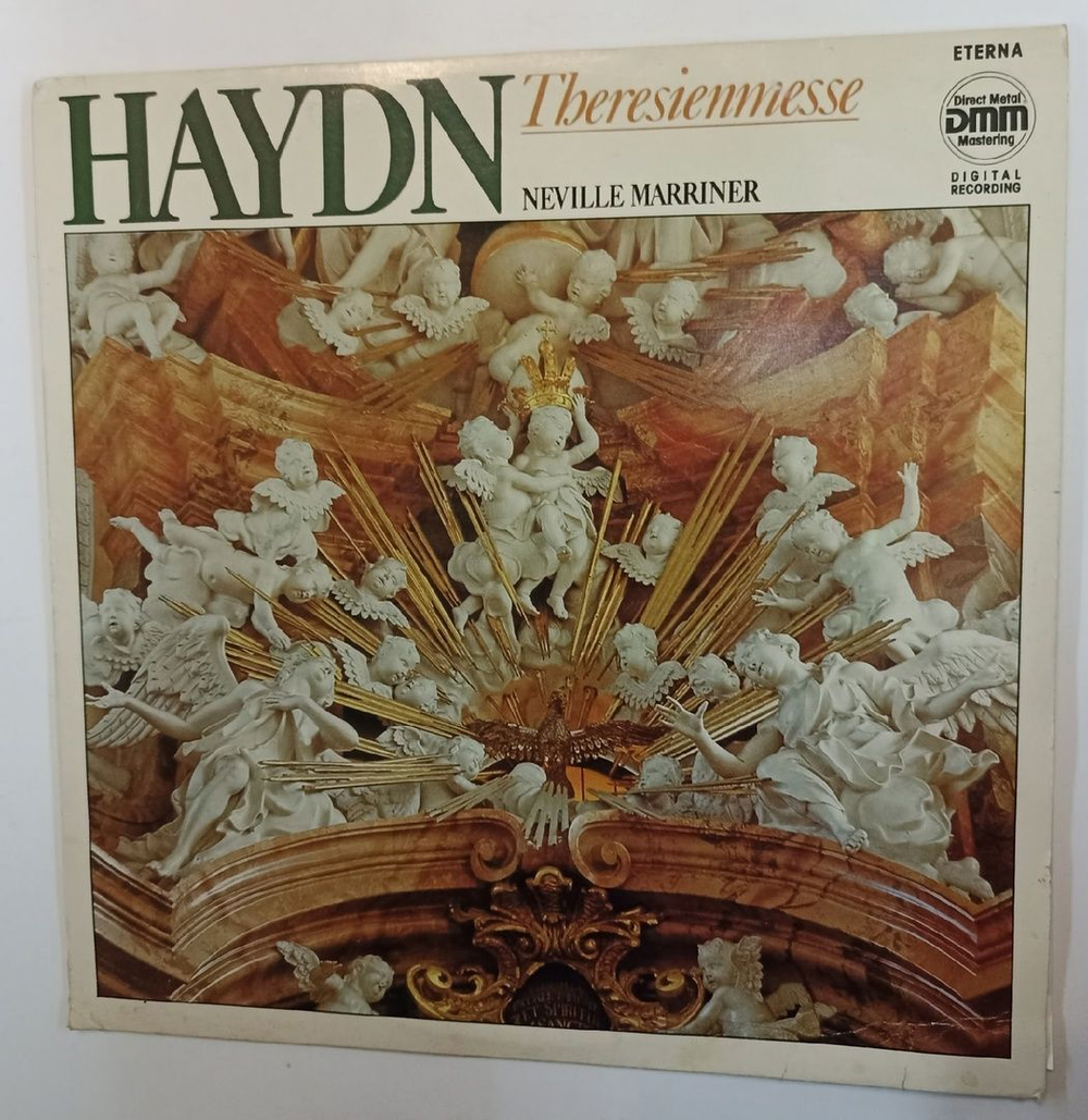 Винтажная виниловая пластинка Haydn Гайдн , Neville Marriner Theresienmesse (GDR 1989)