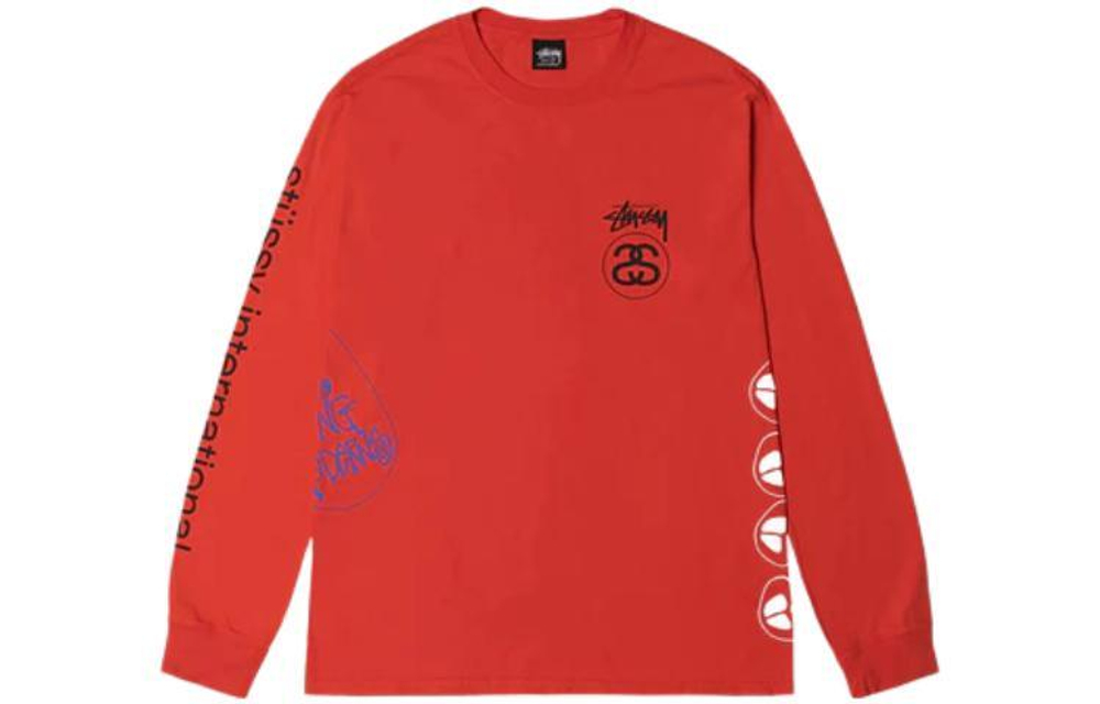 Толстовки Stussy SS23 Test Strike Pigment Dyed Ls Tee S T, 1994915