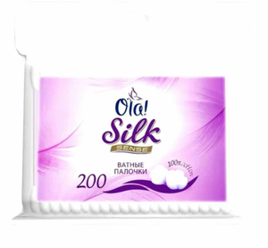 ВАТНЫЕ ПАЛОЧКИ OLA SILK SENSE 200 шт