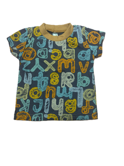 Футболка на мальчика из кулирки (100% хлопок) на рост 62 см