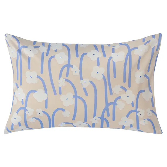 Набор из двух наволочек сиреневого цвета с принтом "Полярный цветок", Scandinavian Touch, 50х70 см