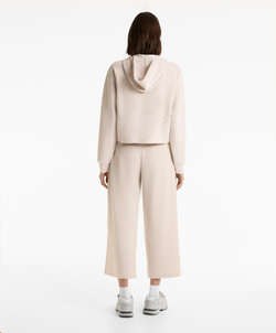 OYSHO Брюки широкого кроя в рубчик, норка