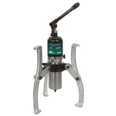 Съемник двух-трехлапый переставной гидравлический 30т(? захвата:150-400мм,мах. глубина захвата-220мм,ход штока-70мм) RockForce##Rock FORCE RF-6590630H