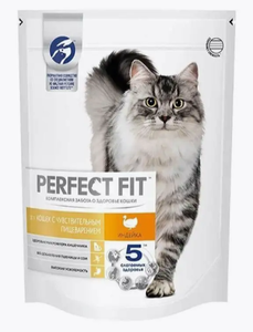 КОРМ PERFECT FIT SENSITIVE ИНДЕЙКА 190ГР