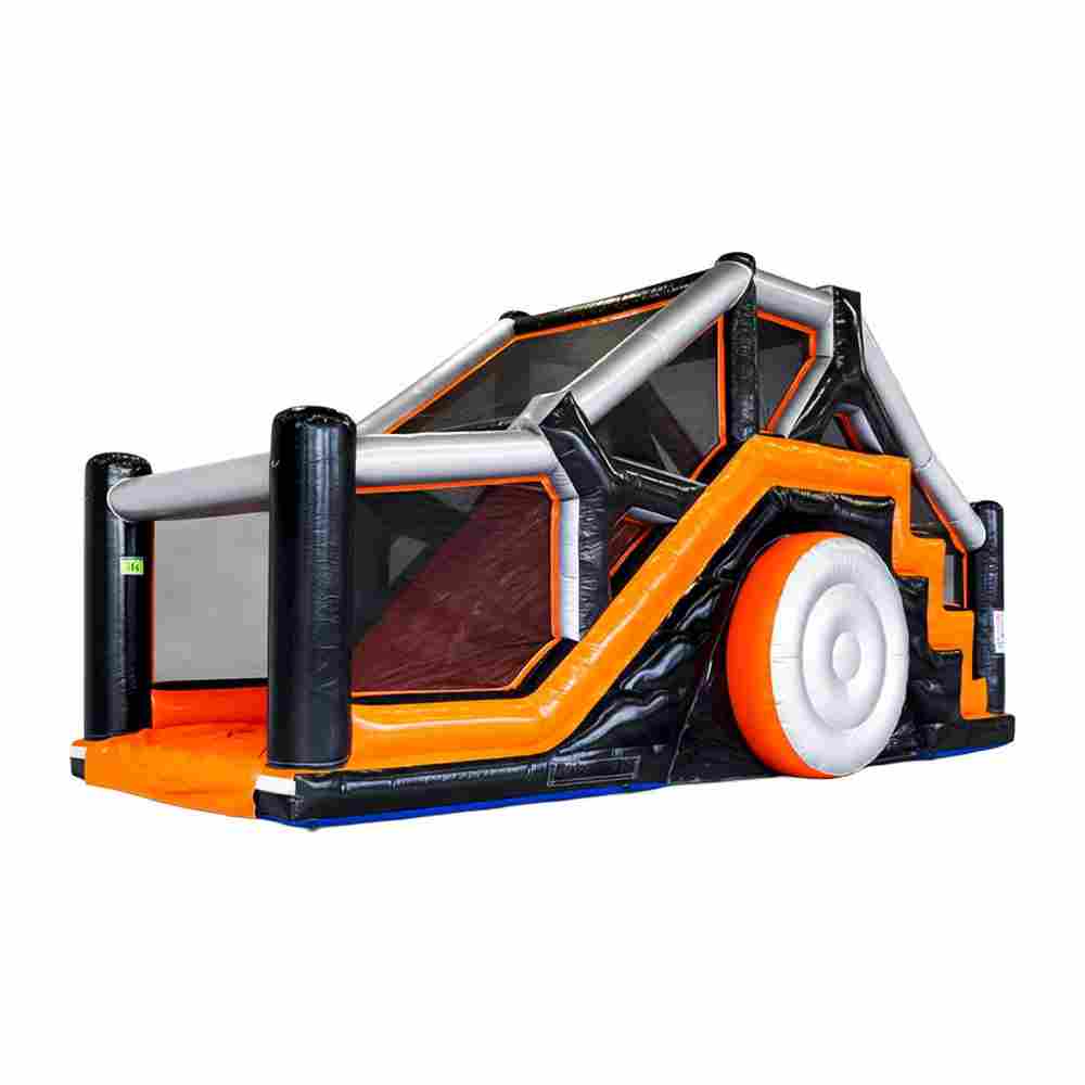 Секция надувной полосы препятствий «Монстрогараж», 5×2×3 м