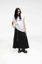 Футболка Kraizy Stripes Без рукавов Logo белая