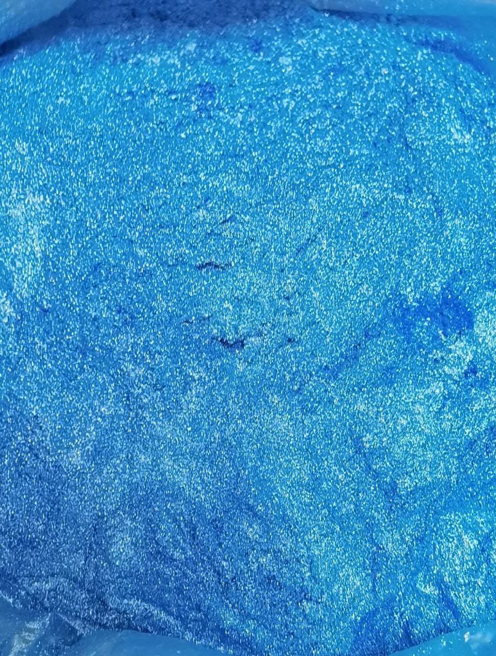 Премиум пигмент 8991 - Синий (с серебром) мерцающий - универсальный