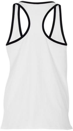 Женский топ теннисный Tecnifibre Lady Cotton Top - white