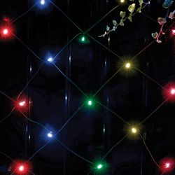 Садовая гирлянда ЭРА ERAUF024-16 Сеть 150 LED на солнечной батарее мультиколор 2мХ1,35м | Садовые декоративные светильники