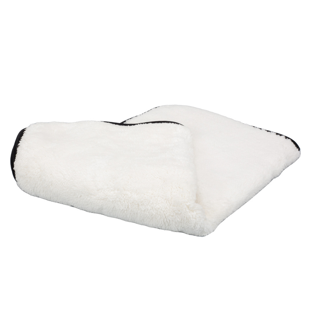 Полотенце из микрофибры плюшевое  Coral Velvet, с оверлоком, 40*40 см, 800 г/м