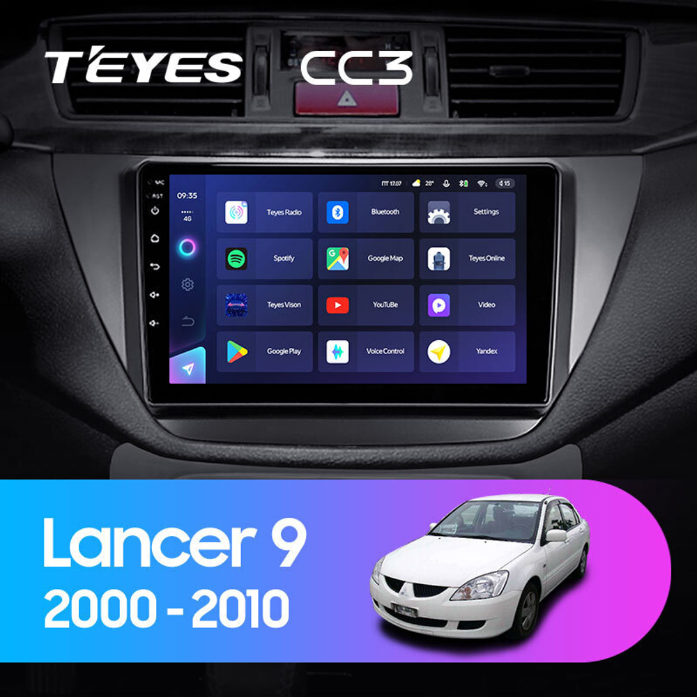 Teyes CC3 9" для Mitsubishi Lancer 2000-2010