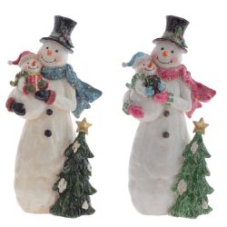 GAEM Фигурка декоративная "Снеговик", L16 W10 H31 см, 2в.