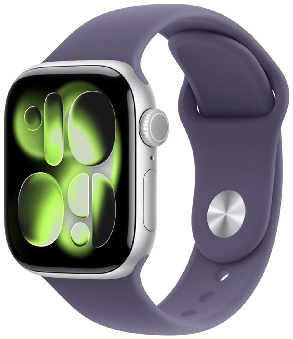 Смарт-часы Apple Series 11 M/L 46 мм серебристый-фиолетовый