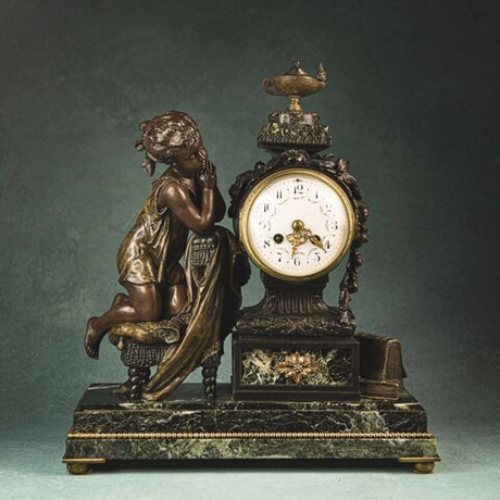 Винтаж: Кабинетные/Каминные часы в стиле Наполеона |||