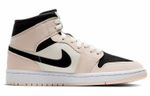 Кроссовки Jordan Air Jordan 1 Mid "Barely Orange" (Женская размерная сетка)