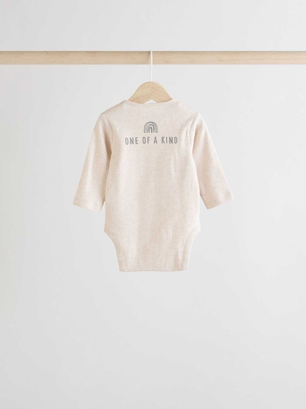 Боди с длинным рукавом для малышей Next E19-891, 3 шт., Темно-серый, Серый, Бежевый